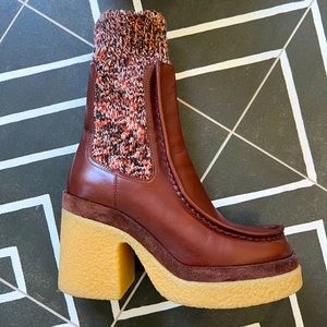 Chloe Jamie sock ankle boot